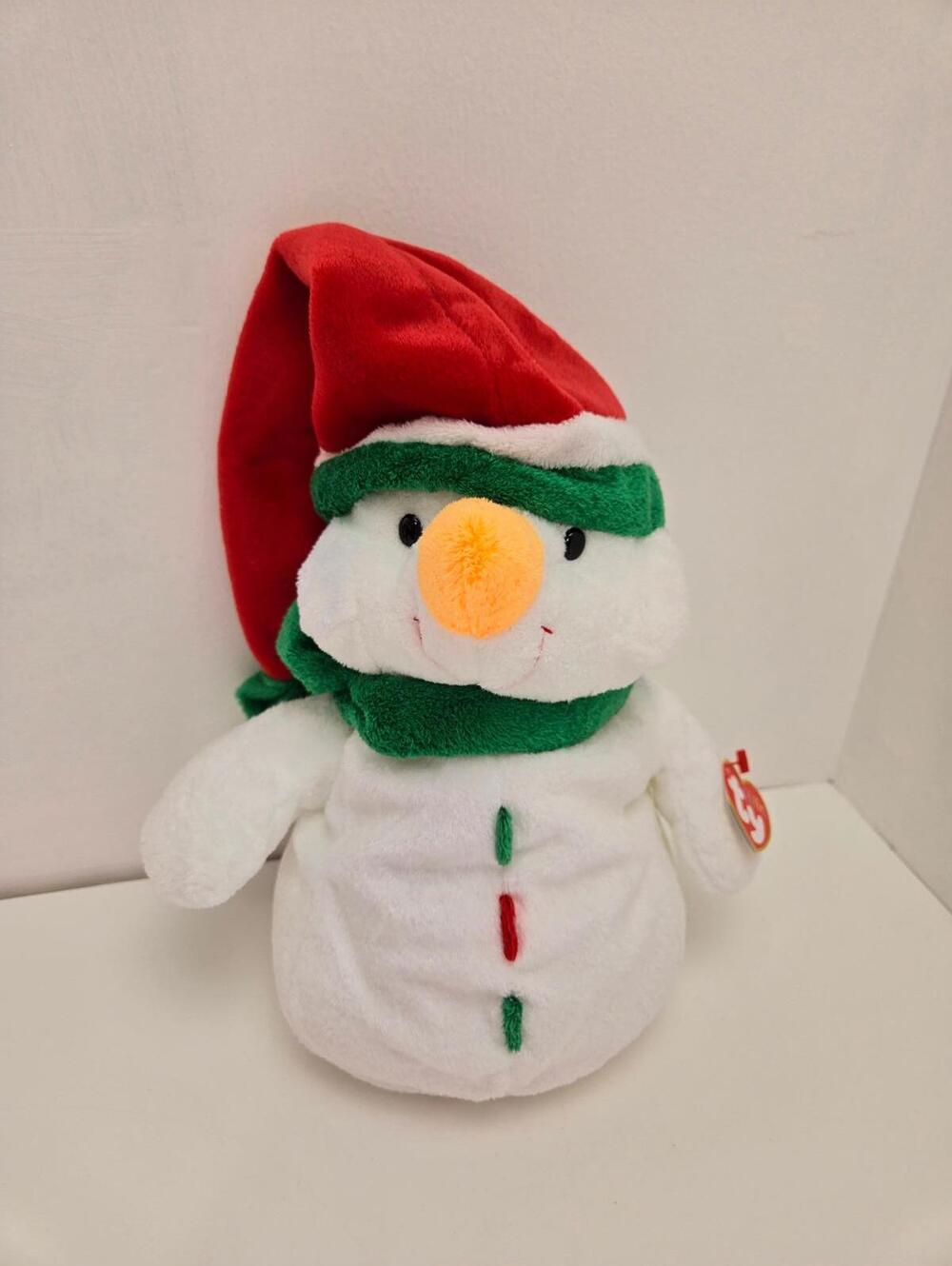 Ty Pluffies Collection “Icebox” the Snowman (14 inch)
